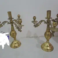 شمعدونی برنجی اصل