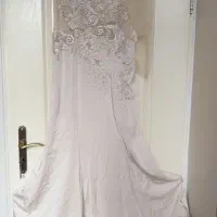 لباس مجلسی سنگ دوزی شده اماراتی زیبا استفاده نشده