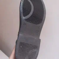 بوت بلند ورنی مشکی پلنگی قهوه ای براق درحد نو|کیف، کفش، کمربند|قرچک, مهدیه|دیوار