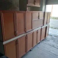 4متر کابینت فلزی درب ام دی اف درحد نو