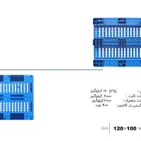 پالت پلاستیکی 100×۱۲۰ و سایر ابعاد