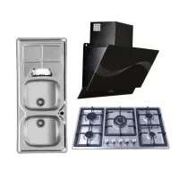 ست سه تکه گازوهودوسینک باقیمت زیرفاکتور|اجاق گاز و لوازم برقی پخت‌وپز|میاندوآب, |دیوار