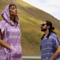 حوله پانچویی جیب دار سفری و سبک|لباس|کیش, |دیوار