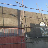 سیمان کاری دیوار چینی شیب بندی سیمان سفیدجدول کاری