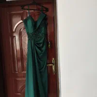 لباس مجلسی سبز درباری|لباس|طبس, |دیوار