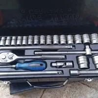 جعبه بکس آلمانی فشارقوی و آچار یکسررینگی آمریکایی