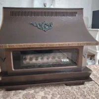 بخاری گازی شومینه هیزم دار برفاب