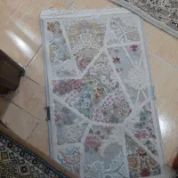 فرش 6متری کرم رنگ گل برجسته|فرش|کامیاران, |دیوار