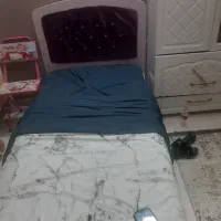 تخت تک نفره چوبی