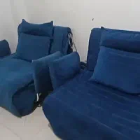 مبل تخت شو. میتونید روکش روی تخت رو عوض کنید|تخت و سرویس خواب|تهران, صد دستگاه|دیوار