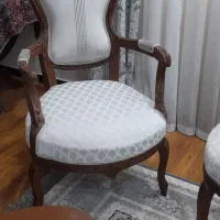 مبلمان استیل۹ نفره چوب گردو در حد نو|مبلمان خانگی و میز عسلی|اهواز, شهرک نفت|دیوار