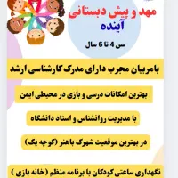 پیش دبستانی وکودکستان آینده میدان کوثرشهرک باهنر