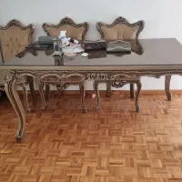 مبل ۷نفره و نهار خوری ۶نفره|مبلمان خانگی و میز عسلی|تهران, چیذر|دیوار