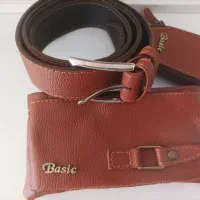 ست کمربند، جاسویچی، کیف پول چرم مردانه