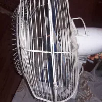 پنکه ژاپنی تمام فلز خیلی قدیمی عتیغه کاملاسالم|پنکه و تصفیهکنندهٔ هوا|فولادشهر, فولادشهر|دیوار