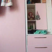 مجموعه تخت کمجا نوجوانی شامل دوعددتخت،کشو،باکس