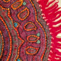 رومیزی پته دوزی