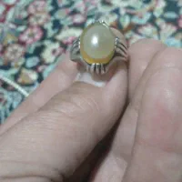 انگشتر نقره باباقوری.عقیق یمن