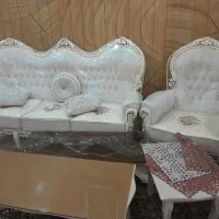 مبل استیل درحد نو باروکش خوب ونو ومیز|مبلمان خانگی و میز عسلی|مشهد, ثامن|دیوار