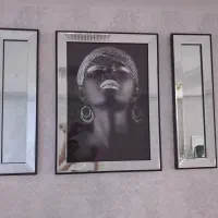 تابلو سه تیگه مدل آینه ای دیواری