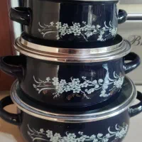 سه تیکهی لعابی درب دار