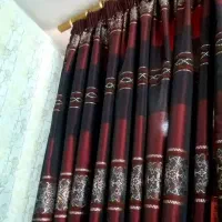 پرده پذیرایی واتاق خواب.