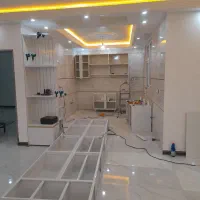 کابینت کمددیواری چک۶ماهه تخت کمد جاکفشی چوب