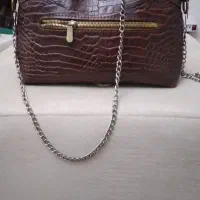 کیف چرم دست دوز گاوی طرح کروکودیل