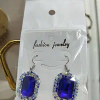 گوشواره مجلسی نگین دار|بدلیجات|تبریز, |دیوار