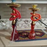 قلیان برنزپرتقال نعنا یکی هم هنوز طعم زده نشده