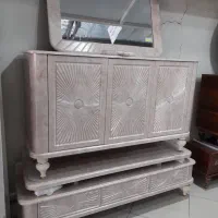 ست آینه کنسول و میز تلویزیون خورشیدی * اثاث مارکت|بوفه، ویترین، کنسول|سیرجان, |دیوار