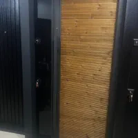 درب ضد سرقت ترمو وود گلس درب خانه در ورودی در|مصالح و تجهیزات ساختمان|شیراز, قالیشویی|دیوار