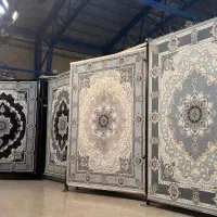فرش کلاریس ابریشم نما/4500تراکم نگین مشهد اصل|فرش|شیراز, لاله|دیوار