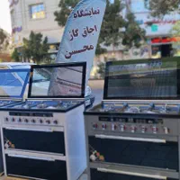 اجاق چهار درب استیل و شیشه محدثه  چک صیادی|اجاق گاز و لوازم برقی پخت‌وپز|قم, علی آباد|دیوار
