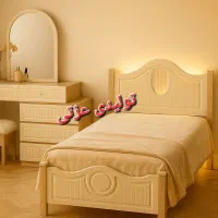 سرویس خواب یک نفره ،میز آرایش کد ۱۰۰۱|تخت و سرویس خواب|قم, علی آباد|دیوار