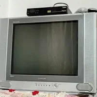 فروش تلوزیون سامسونگ ۲۱اینچ  و دستگاه دیجیتال iCEN