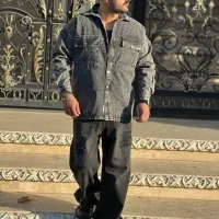 پیراهن کتی جین باکسی|لباس|مشهد, کوه سنگی|دیوار