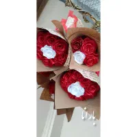 گل های جاودان روبانی|گل مصنوعی|هشتگرد, شهرک بعثت|دیوار