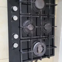 گاز رومیزی شیشه ای ۴ شعله
