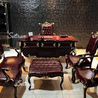 مبلمان اداری میز مدیریت خاطره جلو مبلی|دفتر کار|اصفهان, باغ فدک|دیوار