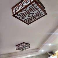 لوستر سقفی چوبی