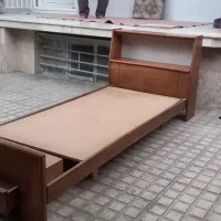 دو عدد تخته خواب چوبی