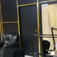 پارتیشن دوجداره   همراه با پرده ولومی|دفتر کار|قرچک, زیبا شهر|دیوار