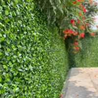 چمن مصنوعی فنس چمنی گرینوال واش بتن سنگ قلوه|مصالح و تجهیزات ساختمان|نور, |دیوار