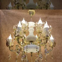 لوستر دایان سرامیکی ۱۰شعله