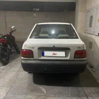 پراید GLXi مدل ۱۳۸۳ سفید، بدون رنگ، شاسی سالم.