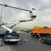 اجاره بالابر نیسان جرثقیل سبد دار بالابر نفر بر|خدمات حمل و نقل|گرمدره, |دیوار