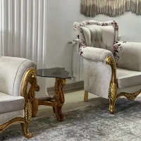 مبل ۷نفره و جلومبلی و ۲عدد عسلی