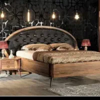 سرویس خواب دونفره سنا چوب|تخت و سرویس خواب|اردبیل, |دیوار