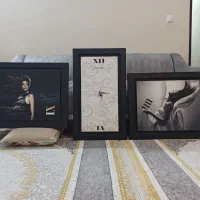 ساعت دیواری تابلو ۳ تیکه|ساعت دیواری و تزئینی|کرج, حسن آباد|دیوار